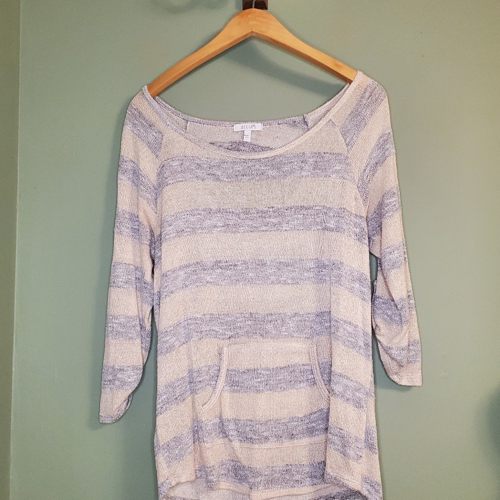 dELiA*S Sparkly Silver and Gold Knitted Tunic